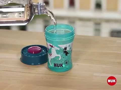 NUK Magic Cup, como funciona. Simples de montar, apenas 3 peças!