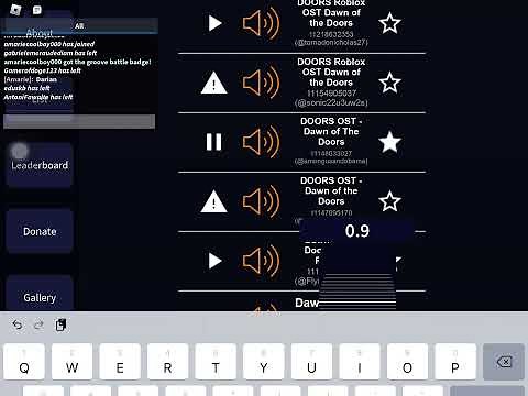 Dawn of the doors theme id working