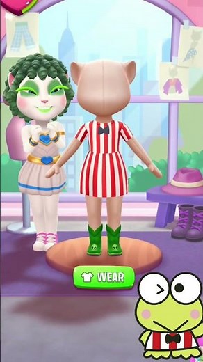 Keroppi cosplay makeover by Talking Angela #cosplay #duet #monsterhigh