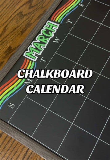 March Chalkboard Calendar Ideas