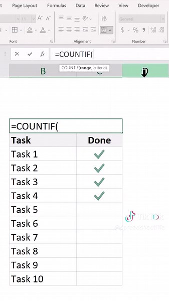 Task List and Progress Bar in Excel Tutorial