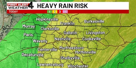Flooding, strong storm threat, continues for Middle Tennessee