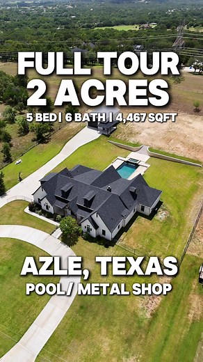 FULL TOUR 🚀 Here are the highlights for that stunning custom home — $1,349,000: • 2021 custom build – like new • 5 beds | 5.1 baths (3 en-suites Jack & Jill) • Master has private loft (office or reading nook) • 700 sq ft mother-in-law suite • Open kitchen w/ oversized island & walk-in pantry • 20x40 pool, oversized spa, outdoor kitchen • 30x40 insulated shop 200 sq ft ADU • Total: 4,667 sq ft | 6.1 baths Interested in seeing it in person or getting similar homes? What’s the best email 📩 to sen