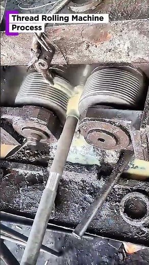 Fast Process Of Making Screw Threads Using Rolling Machine