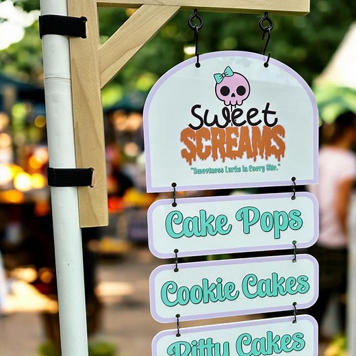 Wood Base Acrylic Tent Sign Hanger – Custom Logo Display - Etsy