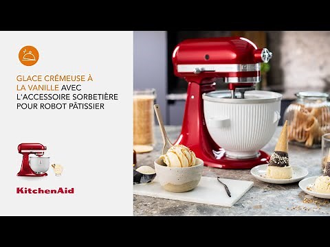 Crème glacée à la vanille suprême à la sorbetière | Recette | KitchenAid