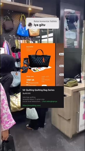 Mr.quilting on Instagram: "Pastikan cekout online di wa admin besty order online disini👇🏻Klik link in bio 💻 order online :+62 811-2209-099 🛒 https://msha.ke/mrquilting 👉🏻open store 9am-9pm 📍Mr.quilting store 1 🌺 Jl.cihapit no.33 kota bandung 📍Mr.quilting store 2🌺 Jl.teuku umar no.5 kota bandung (rumah TU 05) 📍Mr.quilting store 3🌺 Jl.Dr. Setiabudi No.264, kota bandung (samping dakken resto) 📍mr.quilting store kota bogor☔️ Jl.bangbarung raya no.1 blok A09 Bantarjati,Kota Bogor. Welcom