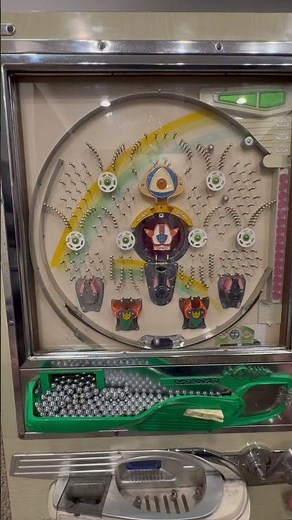 Vintage Nishijin Pachinko machine, Spinning Eye, it works