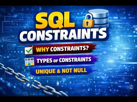 SQL Constraints Explained | What is Constraint, Why & NOT NULL vs UNIQUE