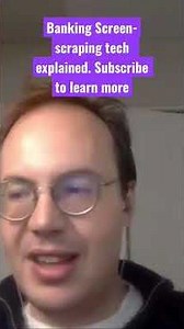 Fintech CEO explains screen scraping technology in banking industry #startup #business