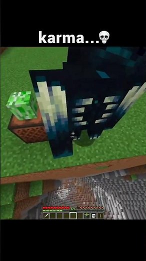 karma in minecraft 🤫 #minecraft #funny #minecraftkarma #minecraftnoch