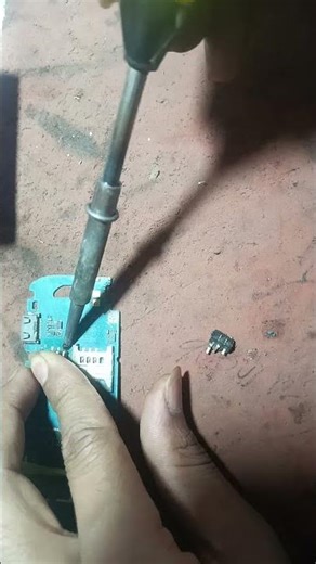 Samsung GT-e1200 battery connector repairing