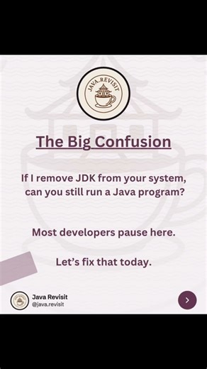 Most developers memorize definitions.Few understand the relationship.JVM | JRE | JDK