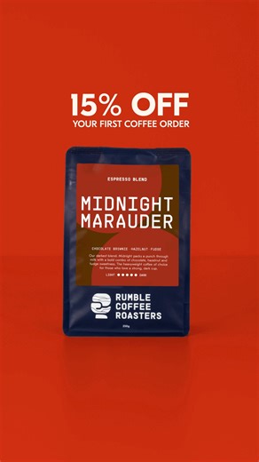 Get 15% off your first Rumble coffee order over $50. Enjoy world class blends & single origins, all transparently sourced from the best regions. | Rumble Coffee Roasters