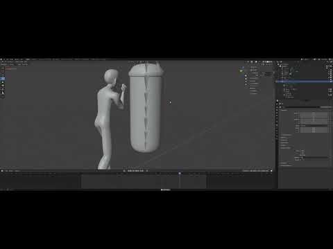 blender boxing animation blocking
