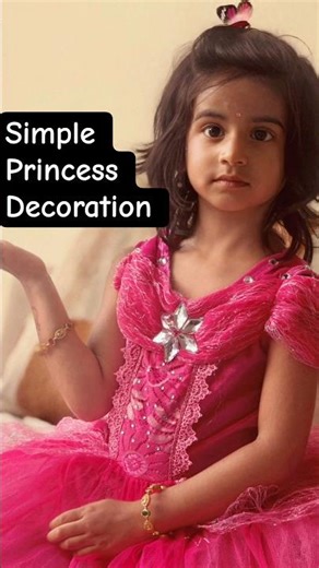 Simple & Easy Princess Birthday Decor 🎀✨ | Cake & Party Ideas #diyforkids #diy #viralvideos #decor 🥳