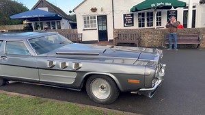 With Martin Overington and the Beast on its first run out since the revamp 👍 | 'The Beast' - 27 litre Merlin aeroengined Car