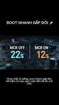 Máy Ryzen Boot Nhanh 10s Nhưng Vào Game Giật Tung Chảo? Thủ Phạm Là MCR!