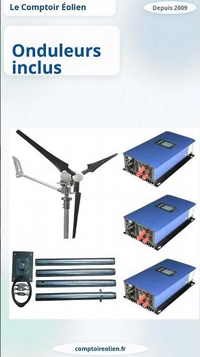 Passez au vent : Kit éolien triphasé complet