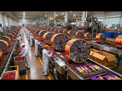 Inside the WORLD’S LARGEST Fireworks Factory 🎆 How Millions of Explosive Displays Are Made 💥