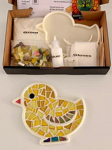 Easter Chick Mosaic Kit | DIY Craft Set - Etsy Australia