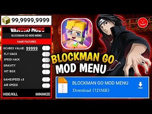 Blockman Go Mod menu 2025 Free GCubes, Fly & Speed Antiban (100% Work) blockman go mod apk 2025