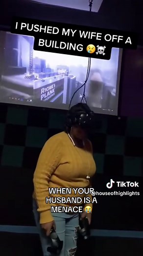 Husband Laughs in Wife's Face While Wearing VR Headset
