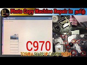 How to fix error C970 Toshiba e studio 255-457 (part 02)