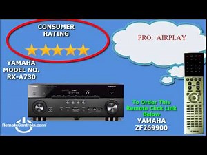 Review Yamaha AV Receiver 7.2 Channel Network - RX-A730