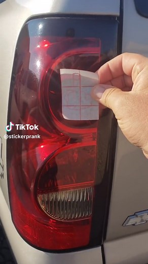 Funny Taillight Decals for Creative Pranks