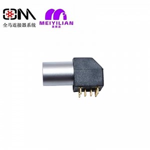 [Hot Item] Qm B Series Zpg Socket Metal Self-Locking Push Pull RJ45 M12 Connector Banana Plug Socket Terminal Connector