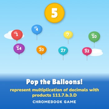 5th Grade Multi-Digit Multiply Math Game | Math Center Activity