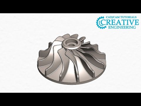 Solidworks tutorials.Turbine in Solidworks