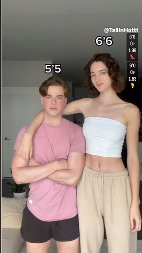 Super Tall Women | Liz Seibert (@liz.seibert) lifts her 5’5” short king boyfriend James (@james.neese5) at 6’0” (1.83m) - love knows no height! ❤️ . . . . .... | Instagram