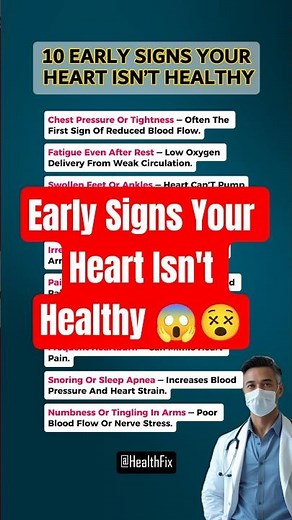 These 10 Symptoms Reveal Heart Trouble Before It’s Too Late | Heart Health Facts
