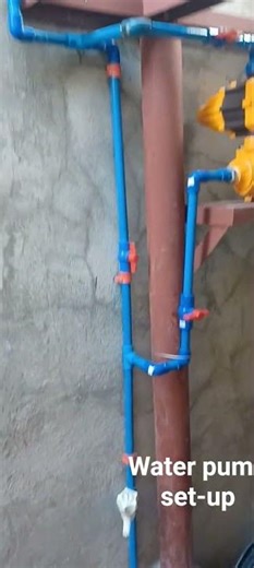 Water pump set-up
