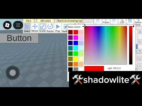 Tutorial:how to make rainbow textbutton in roblox studio lite (Script in description)