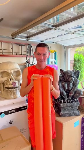 DIY Halloween Decoration Using Pool Noodles