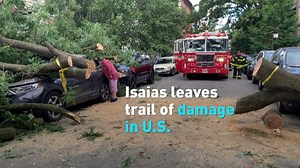 7.1K views · 20 reactions | Thousands with out power, many places flooded and number of people dead. See the devastation from Hurricane Isaias. | CGTN America | Facebook