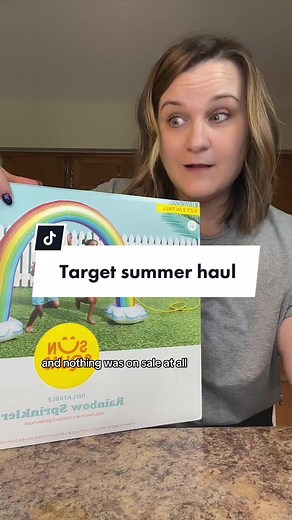 Target Summer Fun Haul with Rainbow Sprinkler