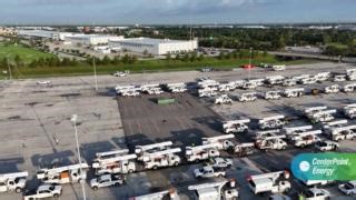 We’ve secured nearly 12,000 frontline workers from as far away as California, Ohio and West Virginia to support our restoration efforts. Crews are focused on a safe restoration to impacted customers. | CenterPoint Energy