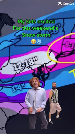 I can’t say I’m as excited as they are 😂😂❄️❄️❄️ #snowstorm #snow #winter #pa #weather @Nicky G @Max Velocity my son watches you on YouTube all the time! He loves your weather forecasts!