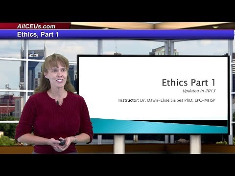 Ethics Part 1