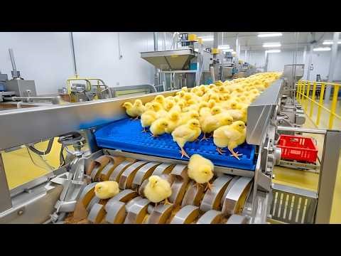 Inside Chicken Mega Factory: Egg Incubation to Broiler Raising Full Process