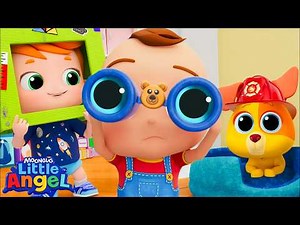 Where Is My Hat? | Little Angel Kids Songs & Nursery Rhymes