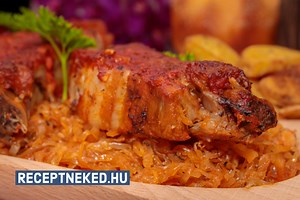 Oldalas káposztaágyon sütve recept Receptneked konyhájából - Receptneked.hu