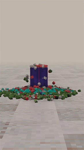 Minecraft Zombie Destruction Loop 💥 #shorts #andrast #Minecraft