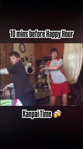 10 mins before Happy Hour 🕺 Kanpai Time 🍻 Russian Brothers Technik Dance