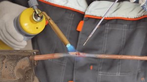 Worker Soldering Copper Pipes Gas Torch Stock Footage Video (100% Royalty-free) 3606647507 | Shutterstock