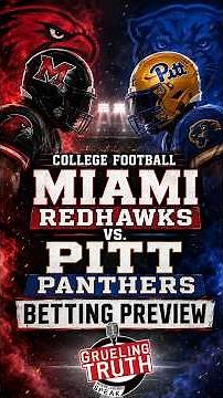 College Football Miami vs Pitt: Preview and Prediction #miamiredhawks #pittpanthers #collegefootball
